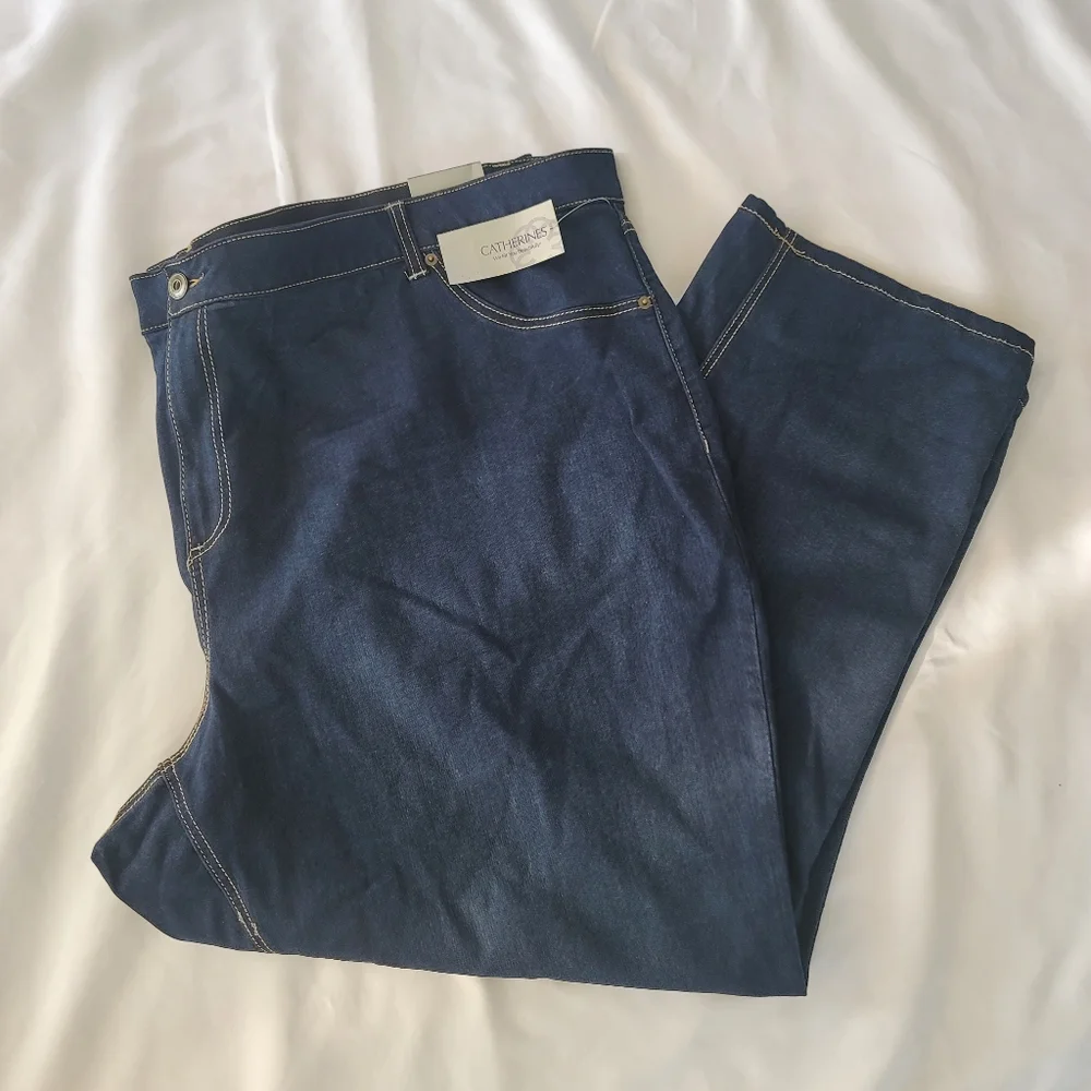 Catherine's Jeans Straight Leg Denim 5X